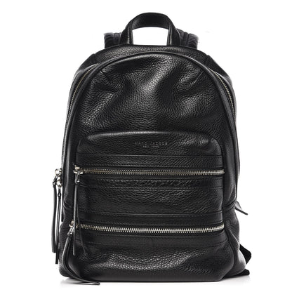 Marc Jacobs Pebbled Calfskin Biker Backpack Black 1 of 10