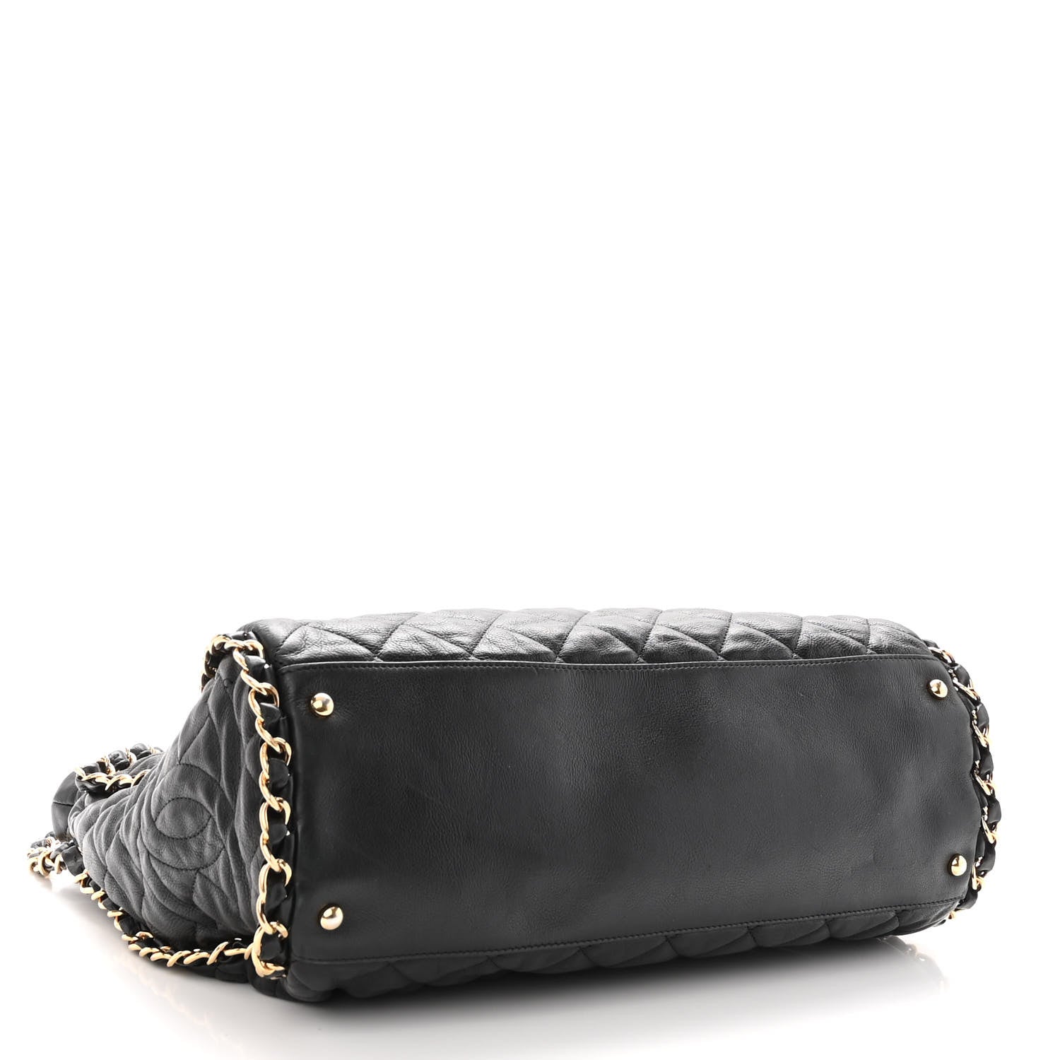 Chanel Calfskin Quilted Large Chain Me Hobo Black 4 of 9