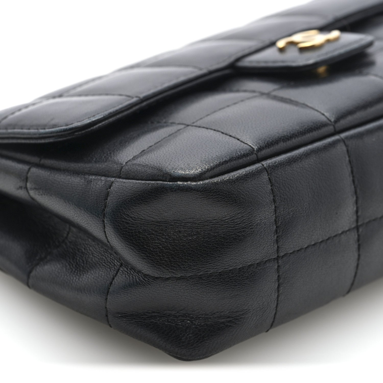 Chanel Lambskin Quilted Mini Chocolate Bar Flap Black 8 of 9