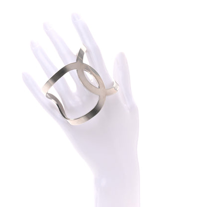 Chanel Metal CC Cuff Silver 2 of 6