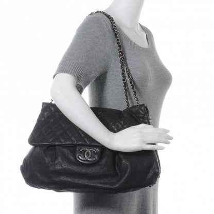 Chanel Caviar Maxi Elastic Flap Brown 2 of 7
