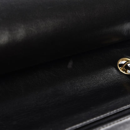 Chanel Lambskin Quilted Jumbo Double Flap Black 10 of 11
