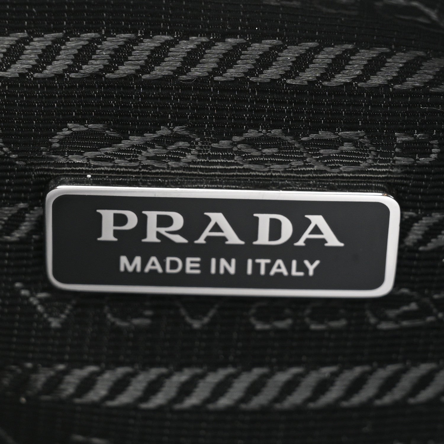 Prada Grace Lux Triangle Shoulder Bag Black 6 of 9