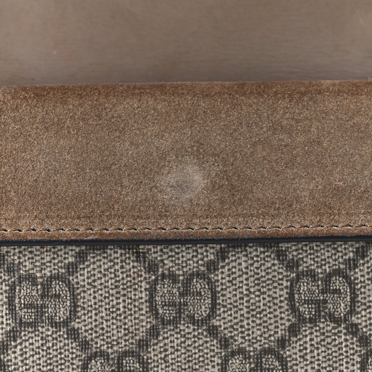 Gucci GG Supreme Monogram Super Mini Dionysus Shoulder Bag Taupe 11 of 12