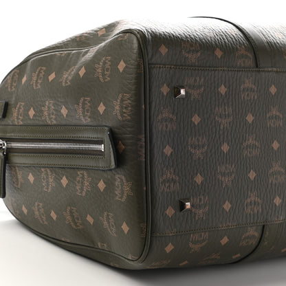 MCM Visetos Large Traveler Weekender Duffle Bag Sea Turtle 9 of 15