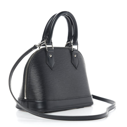Louis Vuitton Epi Alma BB Black 2 of 8