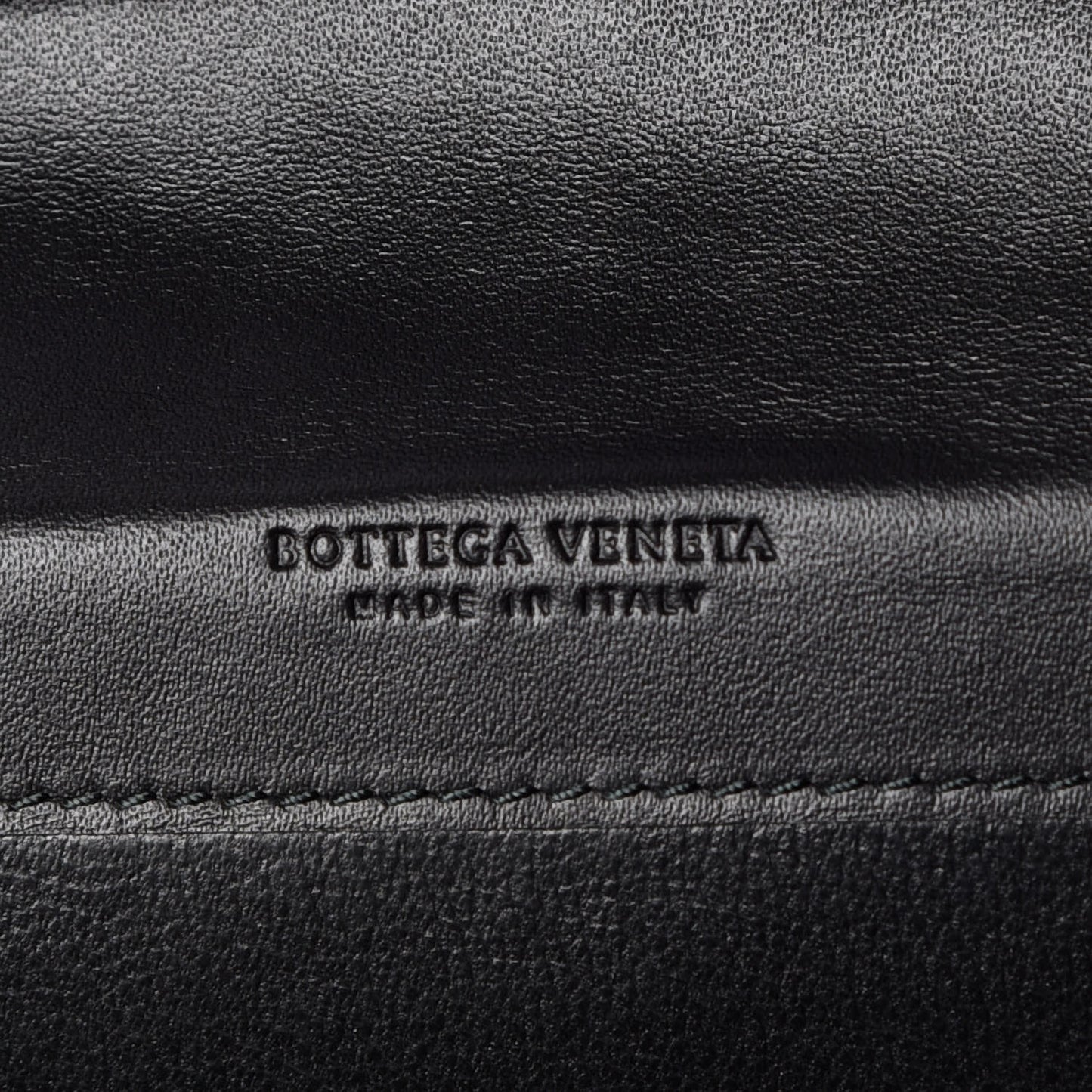Nappa Intrecciato Flap Wallet Black