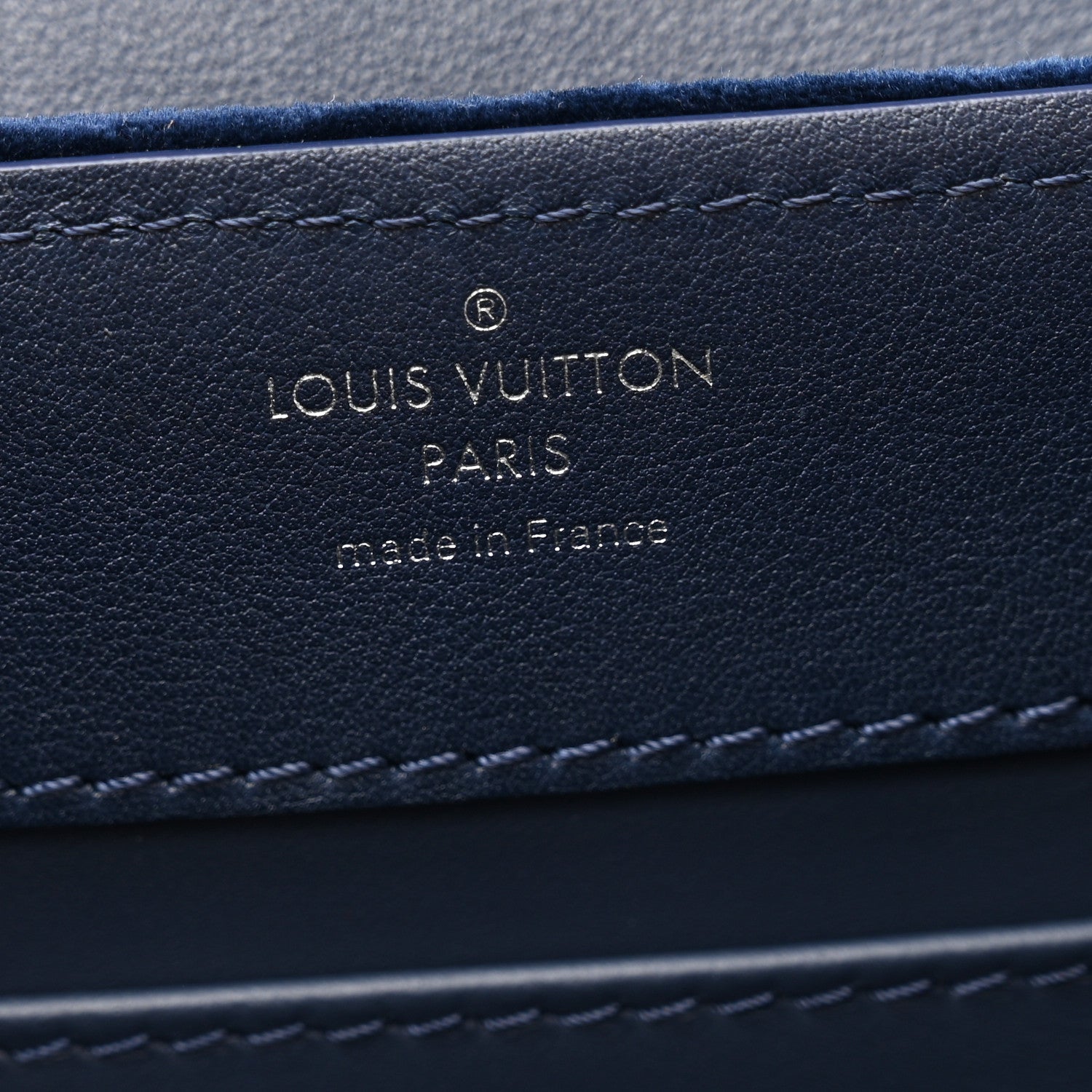 Louis Vuitton Velvet Crystal Capucines Mini Midnight Blue 6 of 9