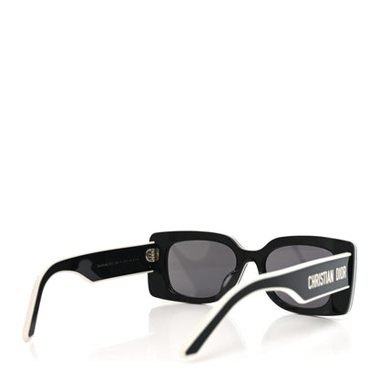 Christian Dior Diorpacific S1U Square Sunglasses Black White 4 of 8
