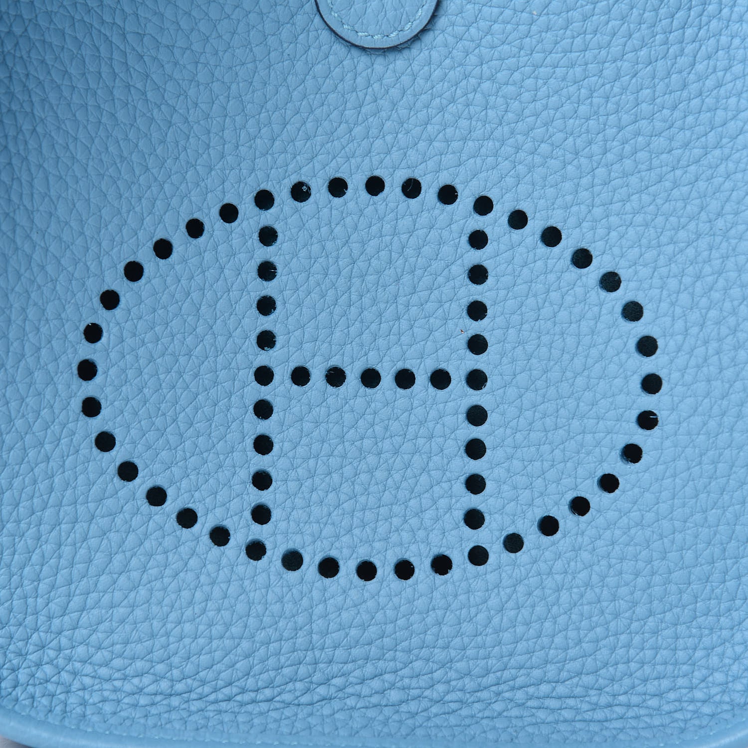 Hermes Taurillon Clemence Evelyne TPM Bleu Du Nord 11 of 12