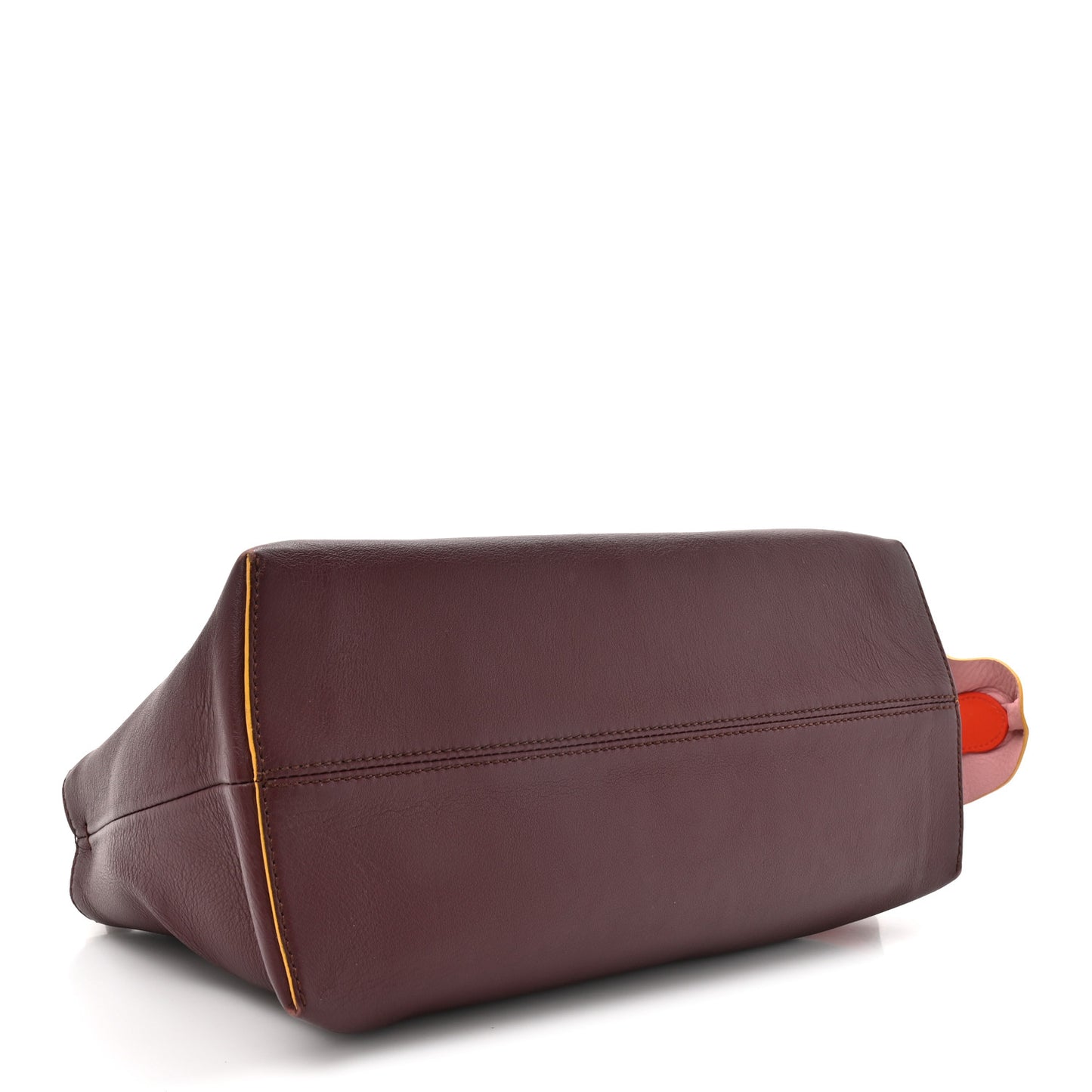 Vitello Dolce Large By The Way Boston Bag Bordeaux Multicolor