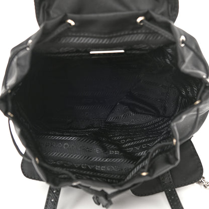 Prada Nylon Vela Mini Crossbody Backpack Black 5 of 8