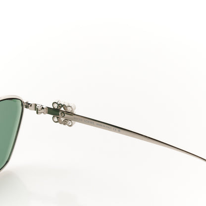 Loewe Metal Cat Eye Sunglasses LW40115U Silver Green 6 of 7