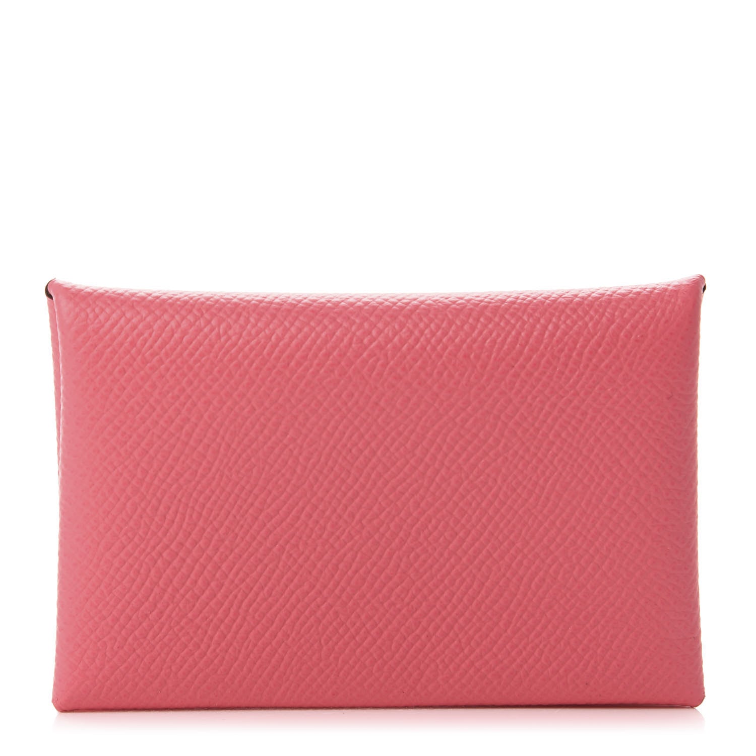 Hermes Epsom Calvi Card Case Rose Azalee 1 of 7
