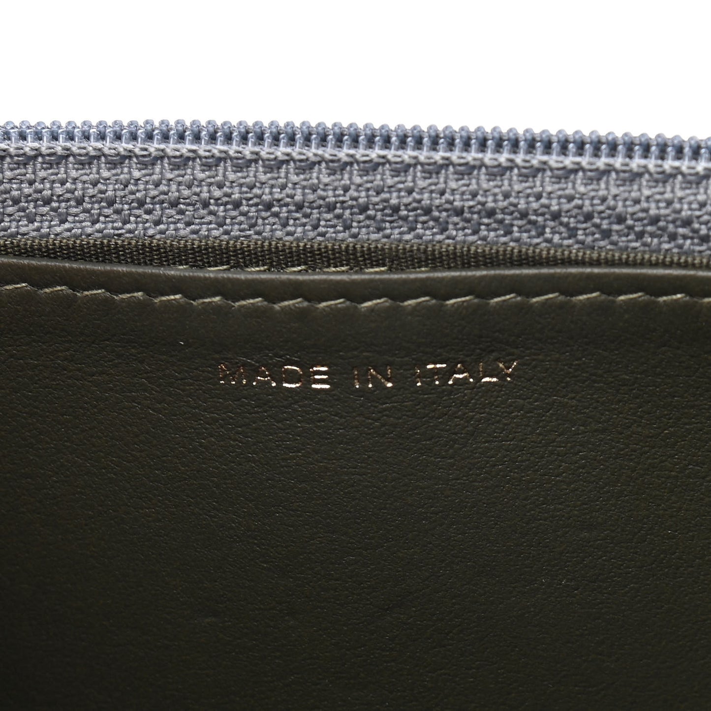 Caviar Quilted Boy Wallet On Chain WOC Grey