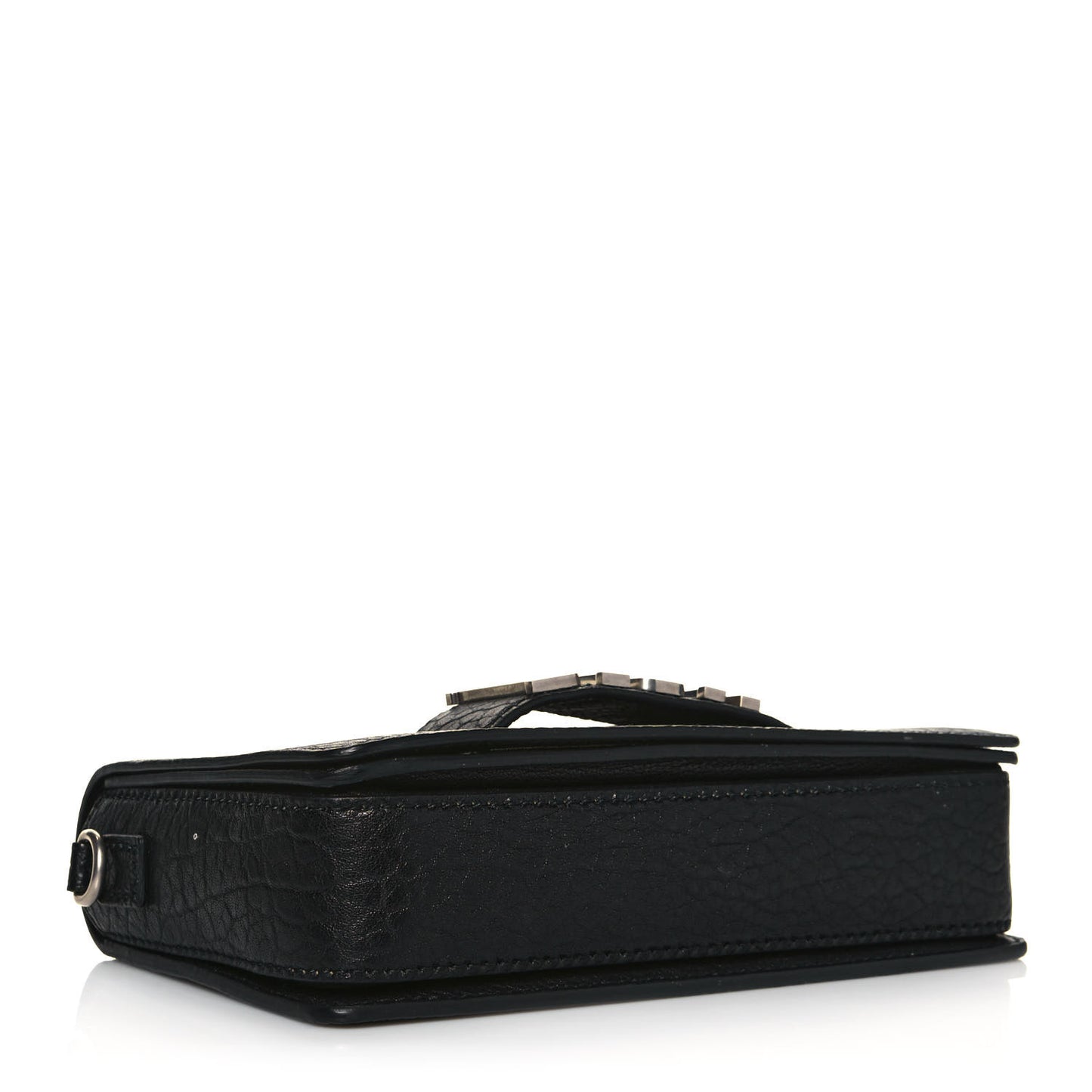 Canyon Grained Lambskin Dio(r)evolution Flap Bag Black