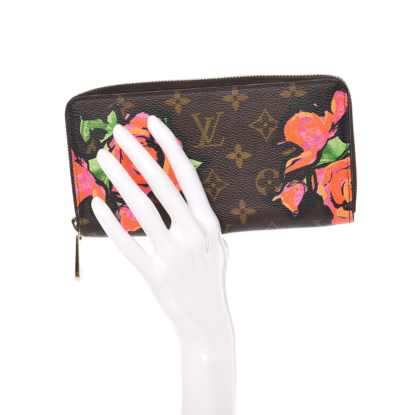 Monogram Roses Zippy Wallet