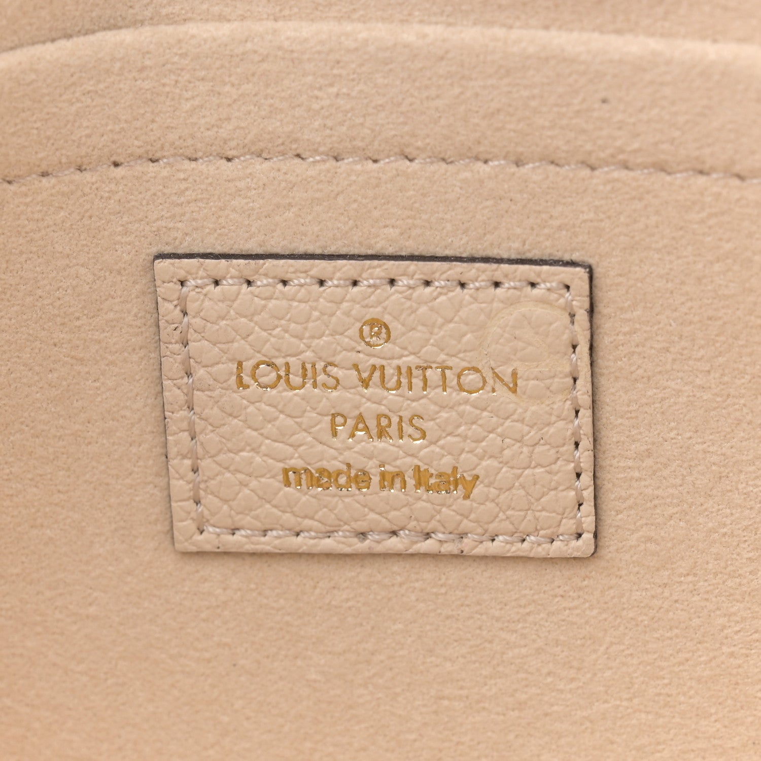 Louis Vuitton Empreinte Pochette Felicie Chain Wallet Cream 7 of 11