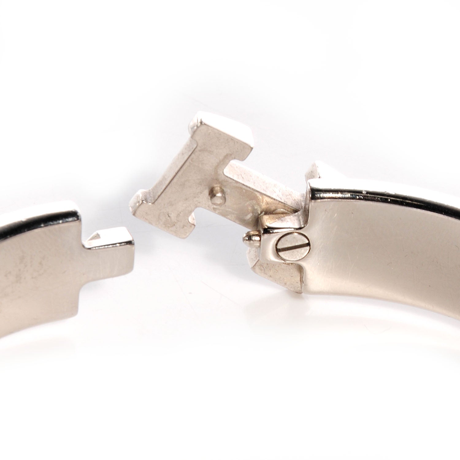 Hermes Enamel Narrow Clic Clac H Bracelet PM Black 3 of 5