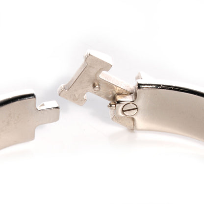 Hermes Enamel Narrow Clic Clac H Bracelet PM Black 3 of 5