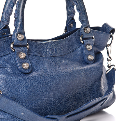 Balenciaga Agneau Giant 12 Silver Hardware First Bleu Cobalt Bleu Electric 15 of 16