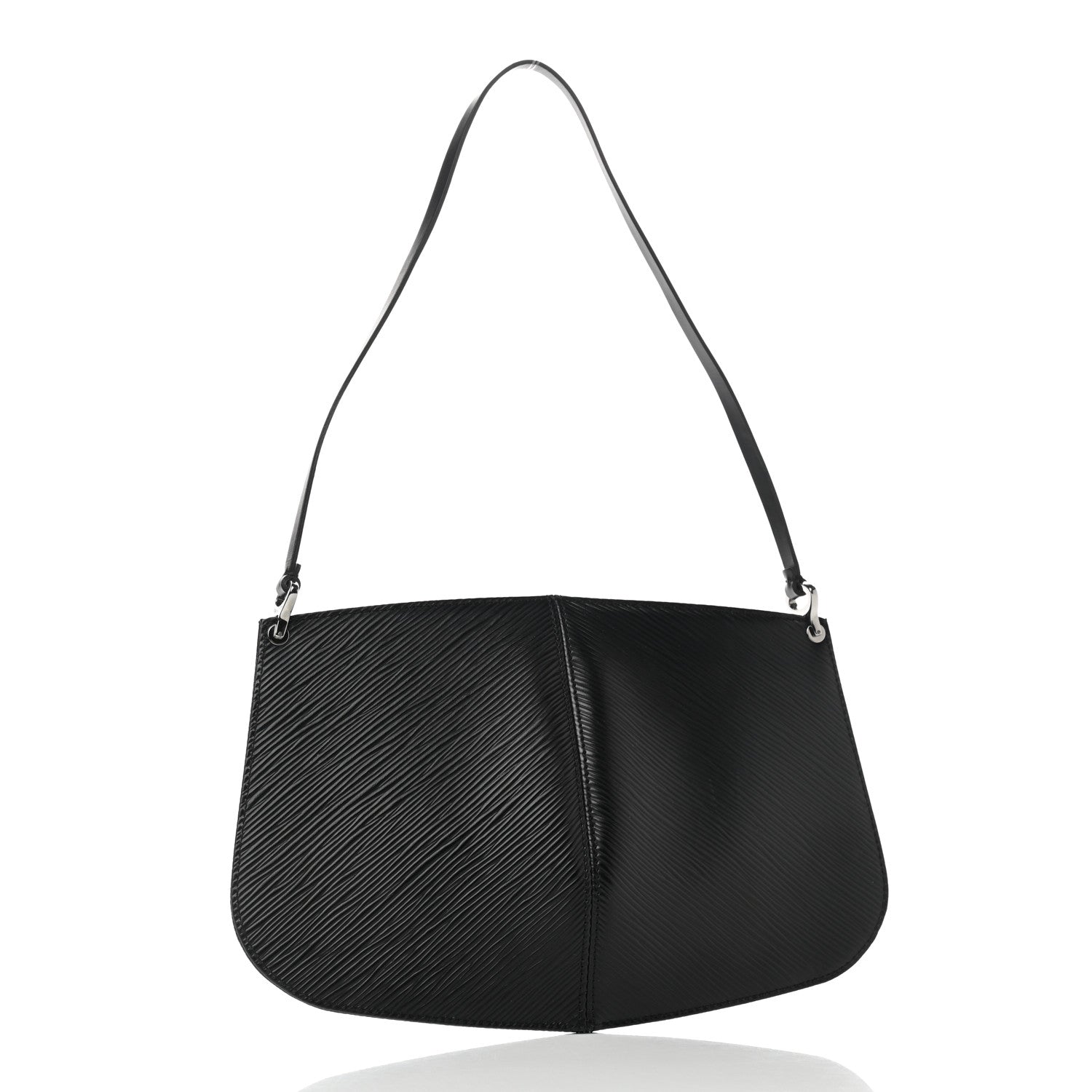 Louis Vuitton Epi Demi Lune Pochette Black 3 of 9