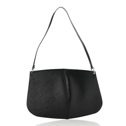 Louis Vuitton Epi Demi Lune Pochette Black 3 of 9