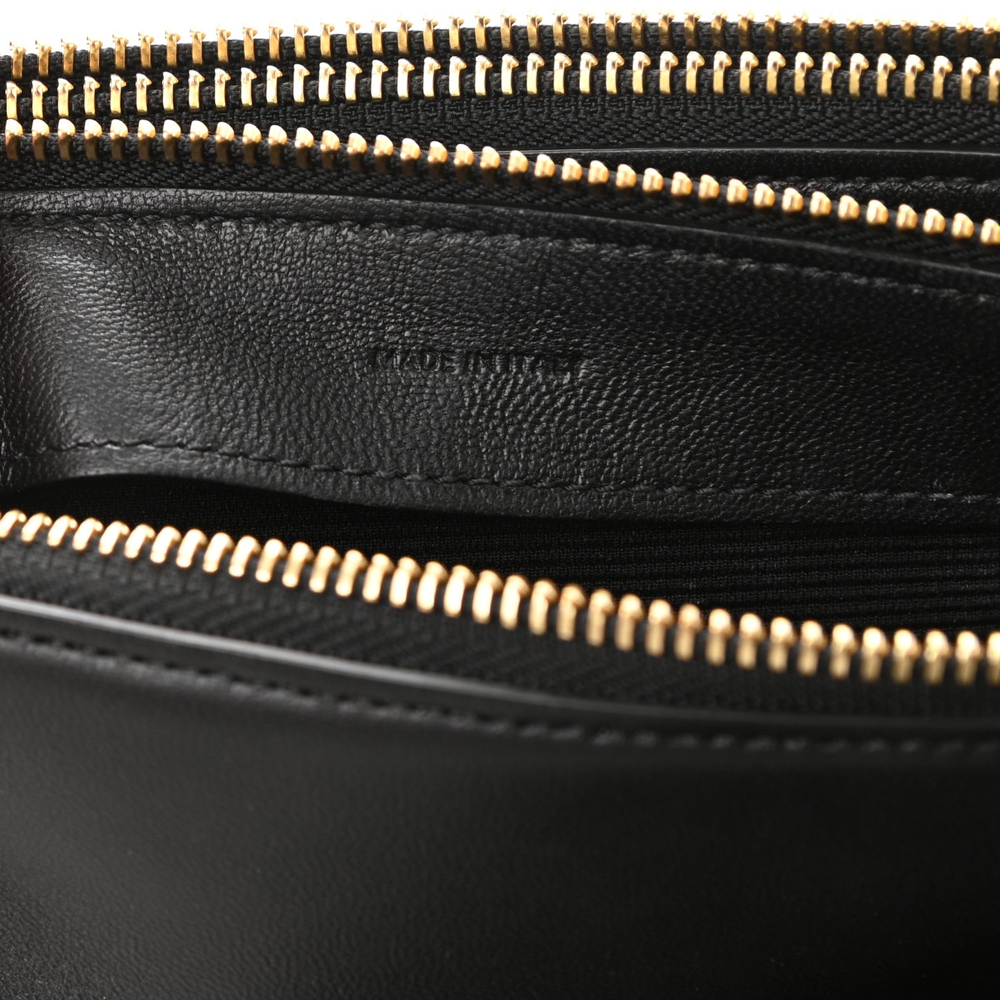 Lambskin Small Trio Crossbody Bag Black