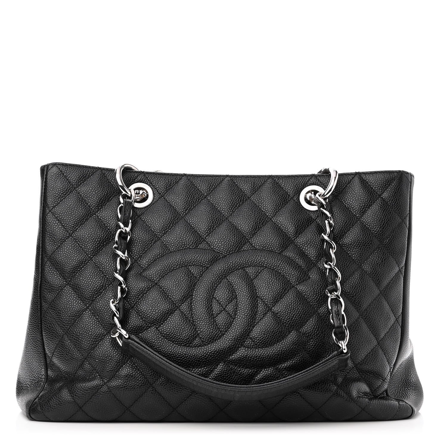 Chanel Caviar Quilted Grand Shopping Tote GST Black 1 of 11