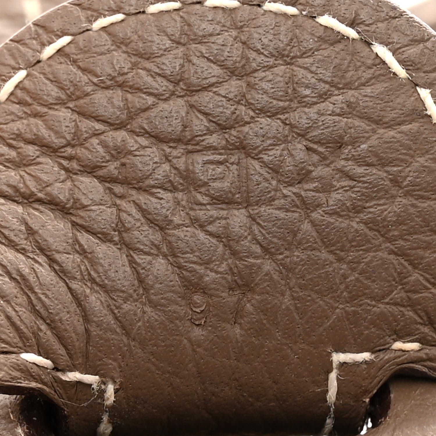 Hermes Taurillon Clemence Evelyne III GM Etoupe 7 of 18