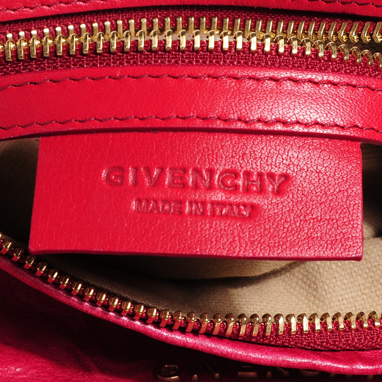 Givenchy Tumbled Sheepskin Mini Pandora Cherry 5 of 9