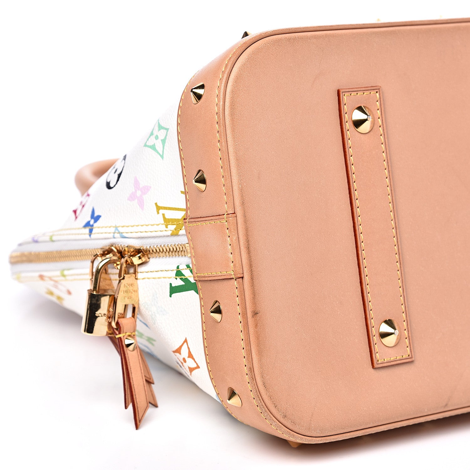 Louis Vuitton Monogram Multicolor Alma GM White 7 of 15