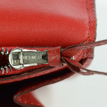 Hermes Togo Dogon Duo Wallet Vermillion 9 of 11