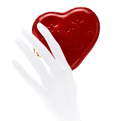 Louis Vuitton Vernis Coeur Heart Coin Purse Pomme D'Amour 2 of 6