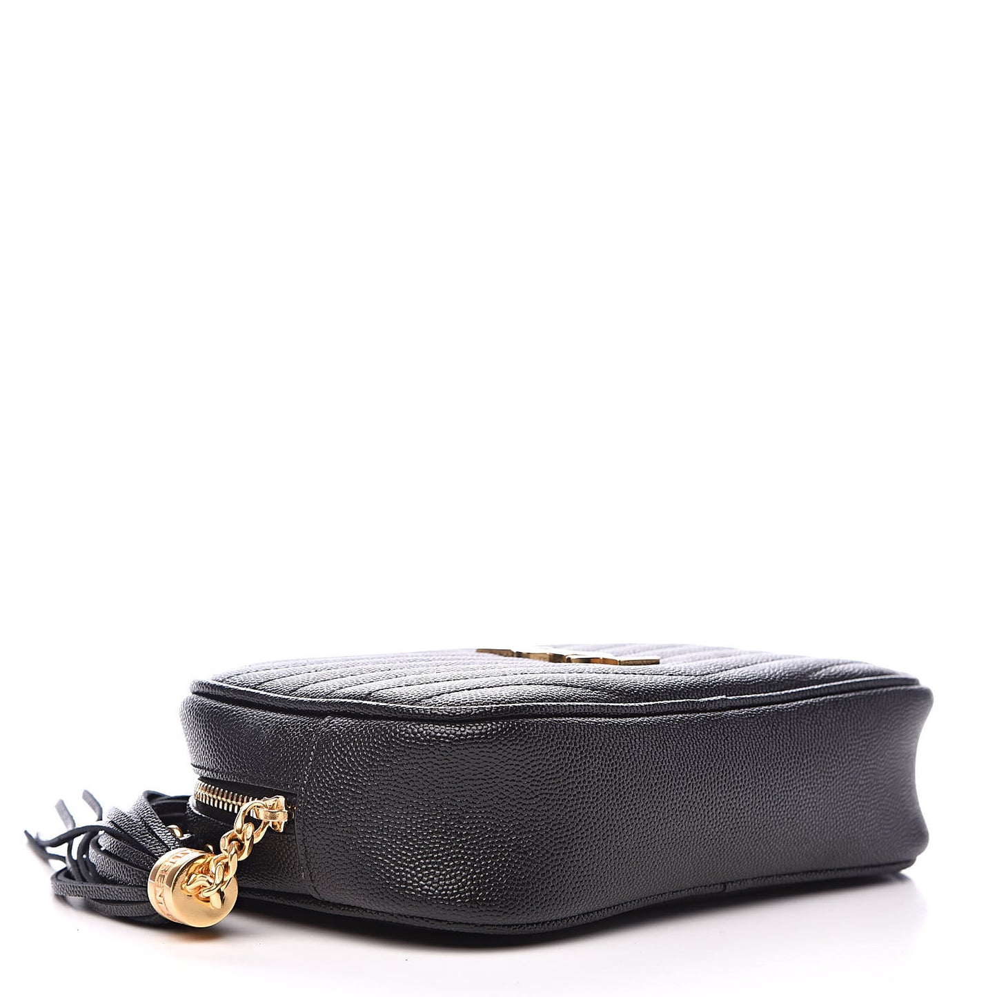 Grain De Poudre Matelasse Monogram Mini Lou Camera Bag Black