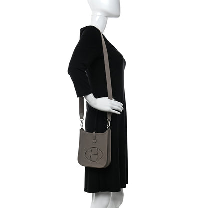 Hermes Taurillon Maurice Evelyne TPM Gris Asphalte 2 of 10