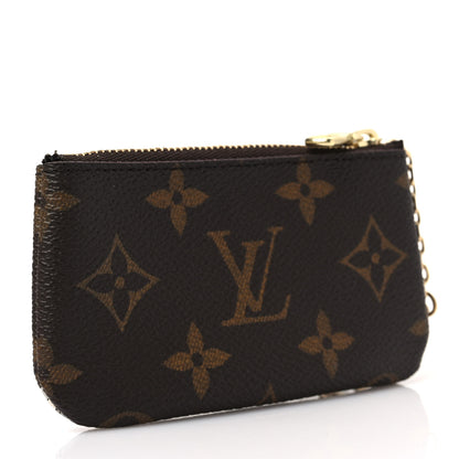 Louis Vuitton Monogram 2022 Christmas Animation Paris Key Pouch Pink 3 of 7
