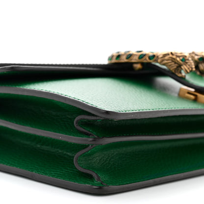 Gucci Pebbled Calfskin Small Dionysus Shoulder Bag Emerald 9 of 10