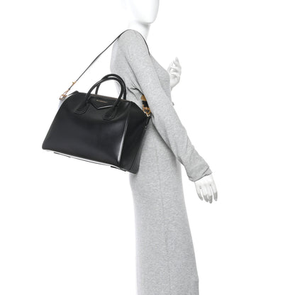 Givenchy Shiny Lord Calfskin Medium Antigona Black 2 of 12
