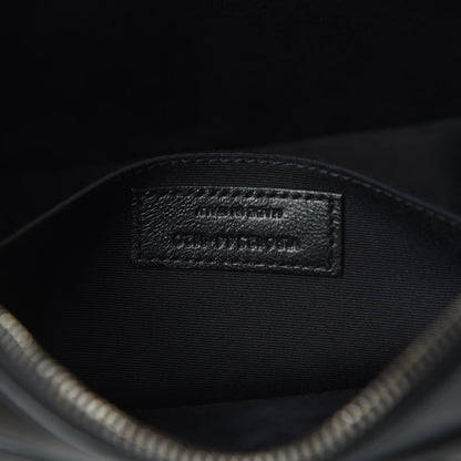 Saint Laurent Calfskin Matelasse Monogram Lou Camera Bag Black 7 of 10