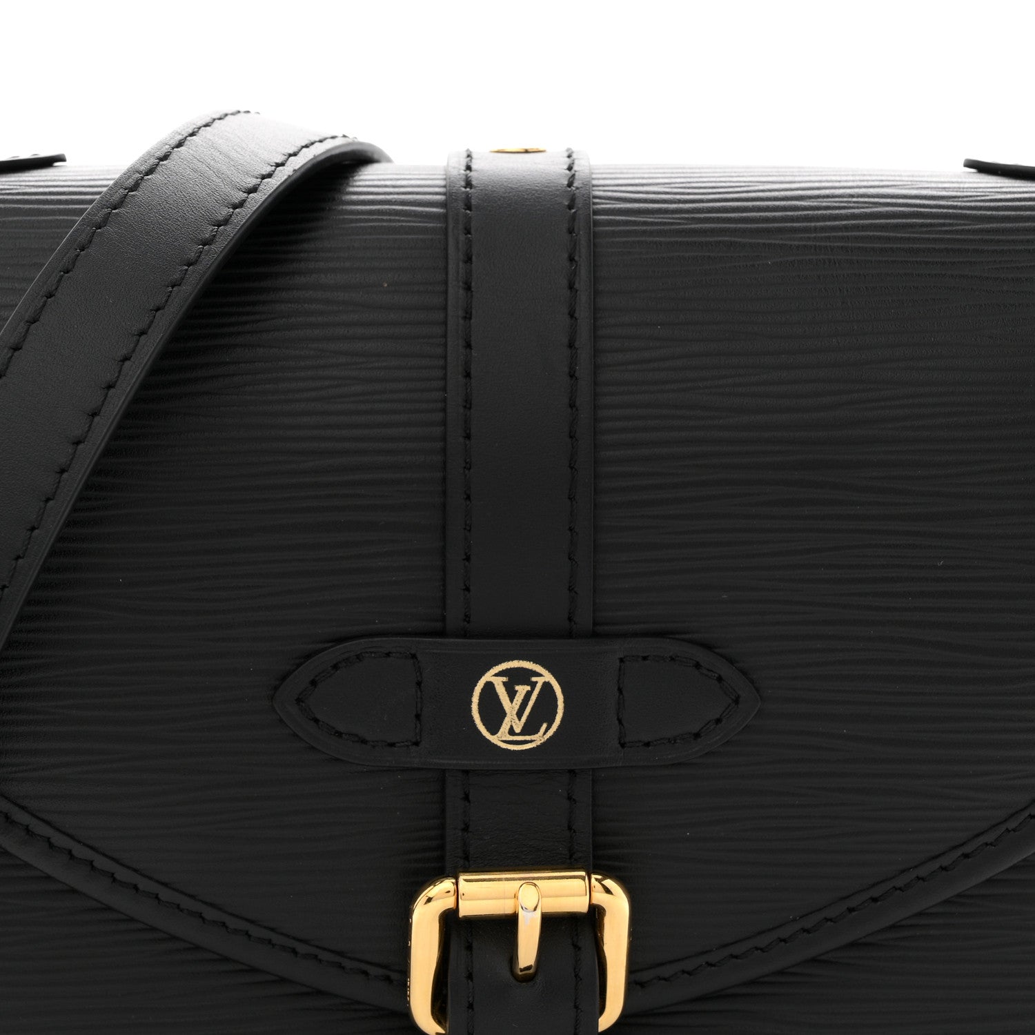 Louis Vuitton Epi Saumur BB Black 7 of 9