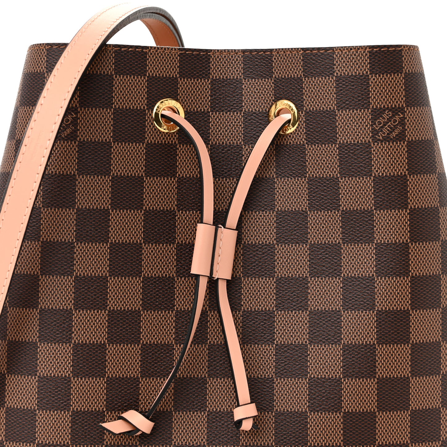 Damier Ebene Neonoe MM Venus Pink