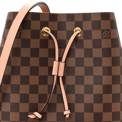 Louis Vuitton Damier Ebene Neonoe MM Venus Pink 8 of 10