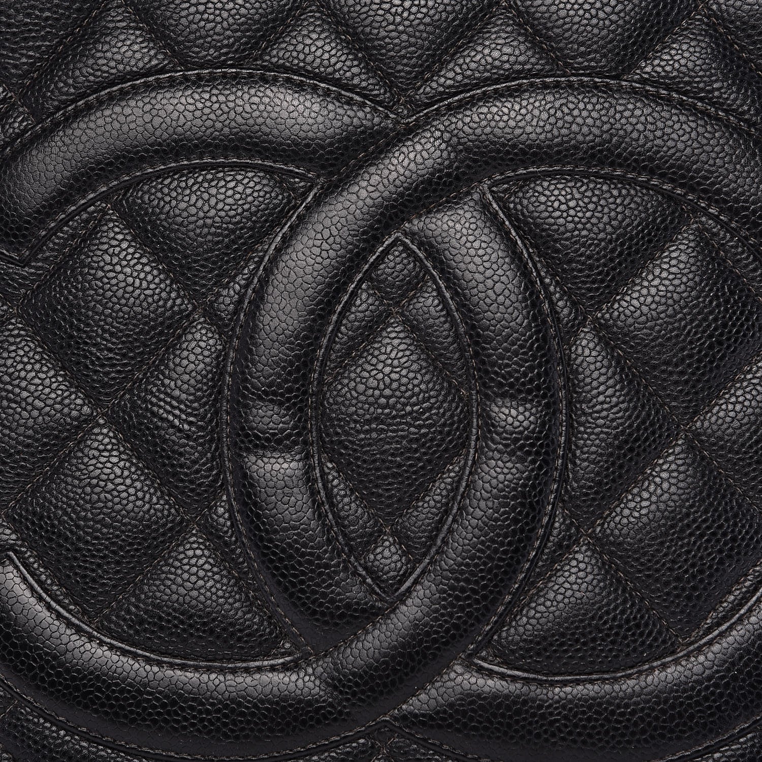 Chanel Caviar Quilted Medallion Tote Black 14 of 16