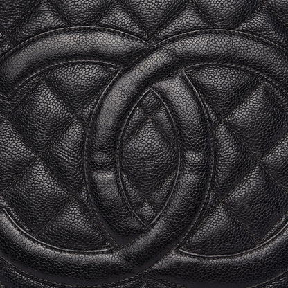 Chanel Caviar Quilted Medallion Tote Black 14 of 16