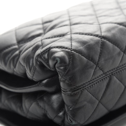 Chanel Calfskin Quilted Jumbo Soft Elegance Flap Black 12 of 16