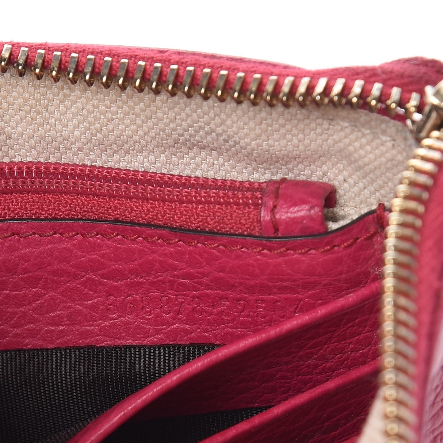 Dollar Calfskin Swing Wristlet Blossom