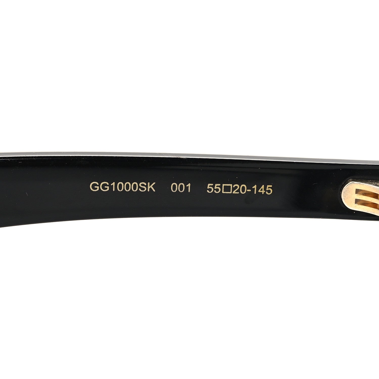 Gucci Acetate Square Frame Sunglasses GG1000SK Black 6 of 7