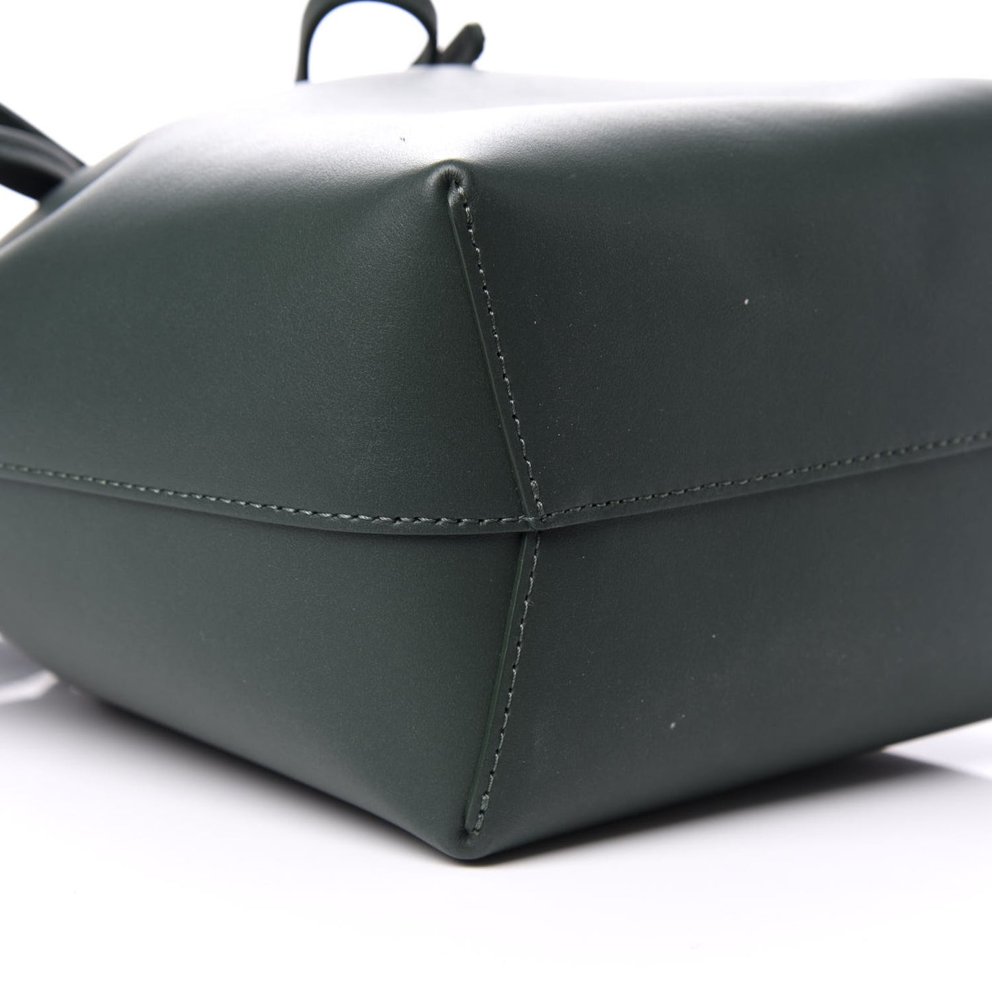 Calfskin Mini Bucket Bag Moss