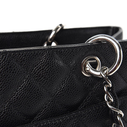 Chanel Caviar Quilted Grand Shopping Tote GST Black 8 of 18